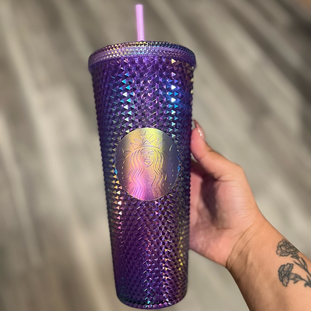 Starbucks Studded Tumbler Purple/Rainbow
